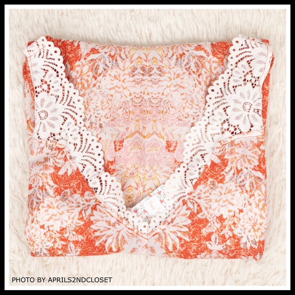 FREE PEOPLE BOHO LACE FLOWY SLIP MINI DRESS. A3C - Picture 6 of 16